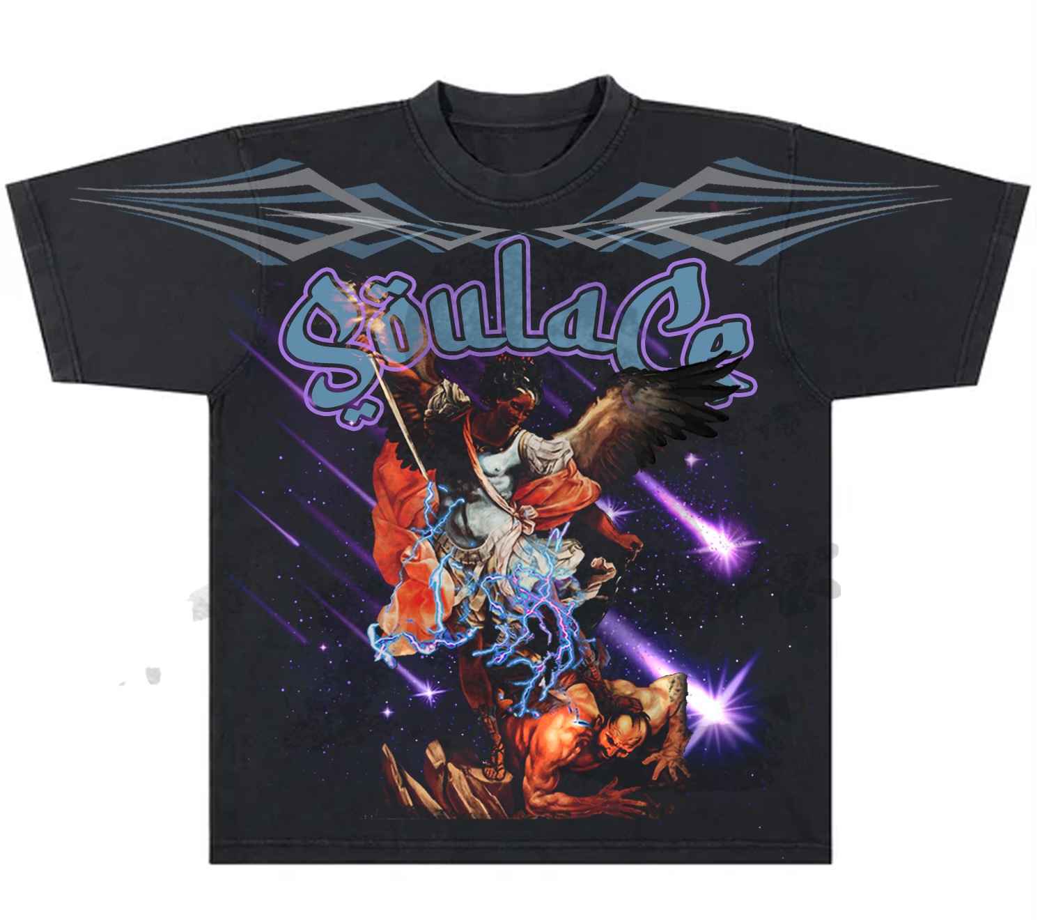 Soulace Black Tee